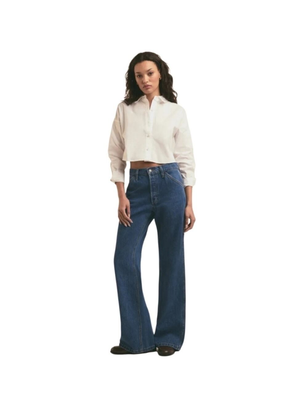 Favorite Daughter Olympia Wide Leg Jeans Cody wash‎  Sz 29